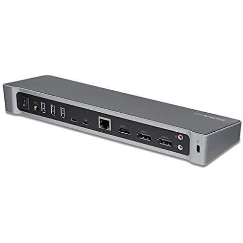 Buy StarTech.com,StarTech.com 4K Triple Monitor USB-C Dock - Dual DisplayPort & HDMI, 100W PD, 4x USB-A Hub, USB 3.1 Gen 1, Windows & Mac Compatible (DK30CH2DEPUE) - Gadcet UK | UK | London | Scotland | Wales| Near Me | Cheap | Pay In 3 | Docking Stations